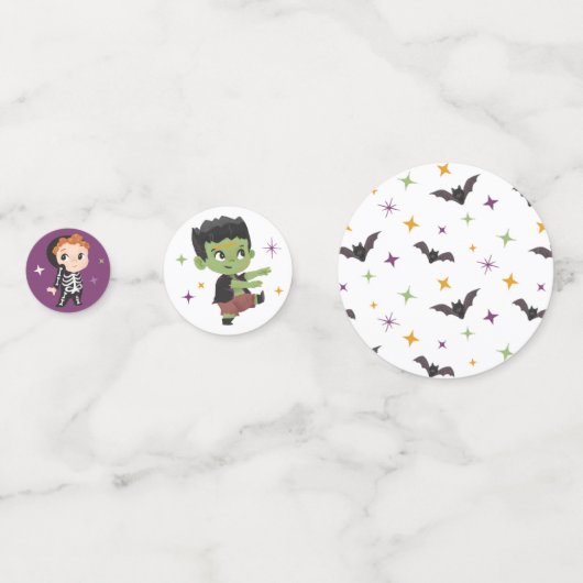 Cute table Halloween Confetti (Derrière)