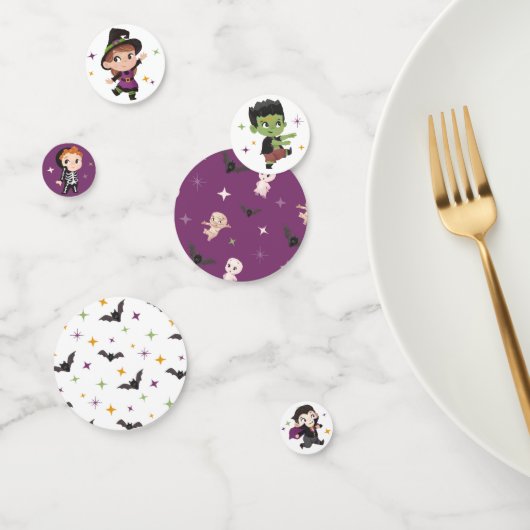 Cute table Halloween Confetti (Groupe)