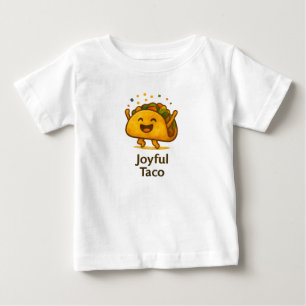 Cute Taco Baby T-Shirt Grappige Eerste Verjaardag
