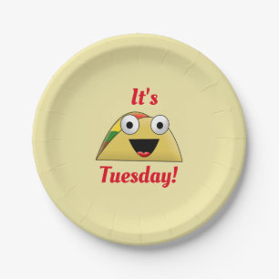 Cute Taco dinsdag Papieren Bordje