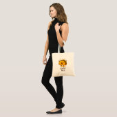 Cute Taco Reusable Grocery Tote Bag | Funny Foodie (Devant (modèle))