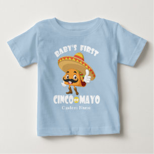 Cute Taco WHTXT Baby's First Cinco de Mayo
