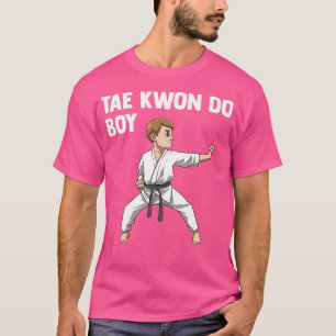 Cute Taekwondo Boy Fighter Kind Taekwondo T-shirt