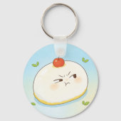 Cute Tamago Tofu Keychain (Voorkant)
