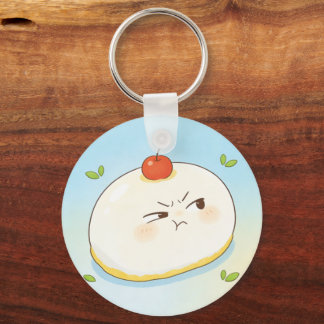 Cute Tamago Tofu Keychain