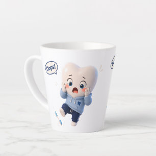Cute Tand Oeps Moment Tandarts Koffiemok Latte Mok