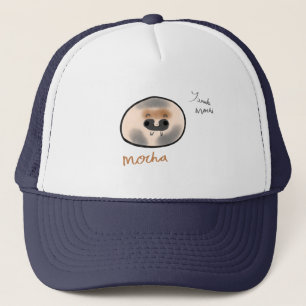 Cute Tanuki Mochi Grappig Dier Mochi Trucker Pet