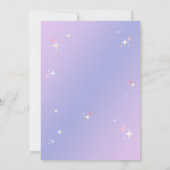 Cute Taro Boba Tea Girl Invitation Anniversaire (Dos)