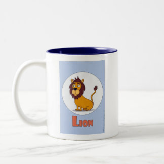 Cute tasse à café Lion - L est pour Lion