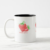 Cute tasse de café fraise (Gauche)