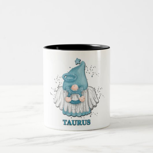 Cute Taurus Gnome Zodiac Sign Mok (Center)