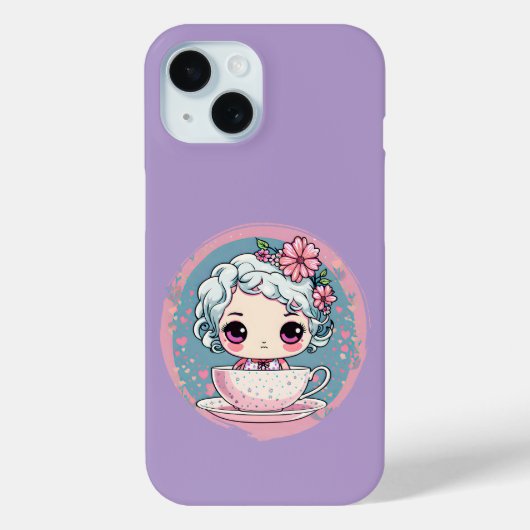 Cute Tea Cup Doll iPhone / coque ipad (Verso)