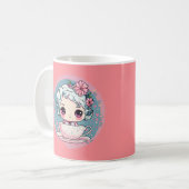 Cute Tea Cup Poupée Mug (Devant gauche)