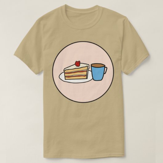 Cute Tea en cake T-shirt (Design voorkant)