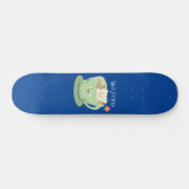 Cute teabag cup cartoon humor skateboard (Horizontaal)