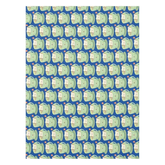 Cute teabag cup cartoon humor tafelkleed (Voorkant)