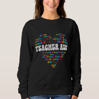 Cute Teacher Aide Appreciation Week back to school Trui