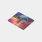 Cute Teacher Post-it Notes | Personalized Classroo (Schuin)