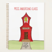Cute Teacher School Modern Classroom Planner (Voorkant)