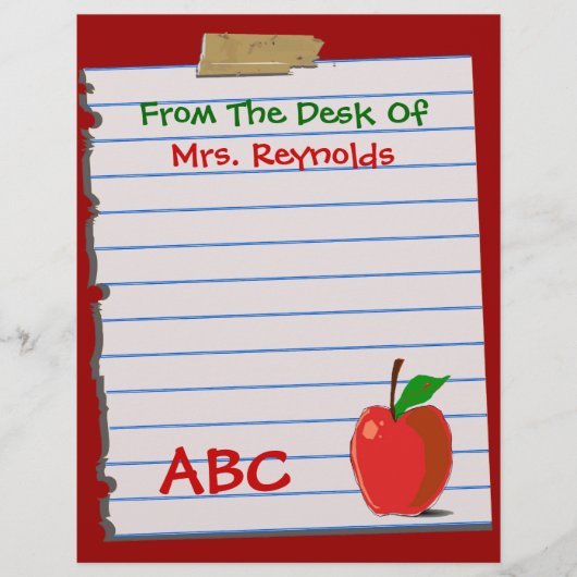 Cute Teacher Stationery (Voorkant)