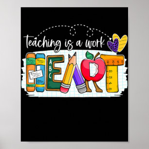 Cute Teaching is een werk van Mannen van het hart  Poster