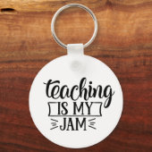 Cute Teaching is mijn jamleraar Sleutelhanger (Voorkant)