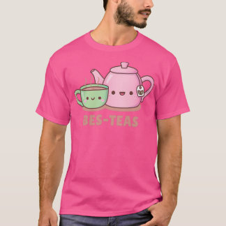 Cute Teacup en Teapot Bes Teas Besties 1 T-shirt
