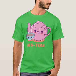 Cute Teacup en Teapot Bes Teas Besties T-shirt