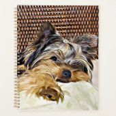 Cute Teacup Yorkie Yorkshire Terrier Art numérique (Devant)