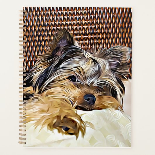 Cute Teacup Yorkie Yorkshire Terrier Art numérique (Devant)