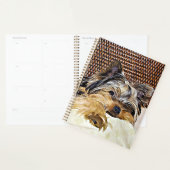 Cute Teacup Yorkie Yorkshire Terrier Digital Art Planner (Display)