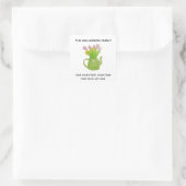 Cute Teapot of Flowers Return Address Label (Tas)