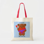 Cute Teddy Bear #1 Canvas tas (Voorkant)