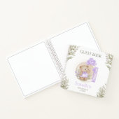 Cute Teddy Bear 1er Anniversaire Purple Livre d'In (Intérieur)