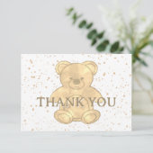 Cute Teddy Bear Bedankt (Staand voorkant)