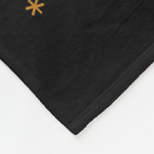 Cute Teddy Bear Christmas Tree Lights Santa Hat Fu Fleece Deken (Hoek)