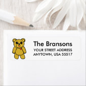 Cute Teddy Bear Etiket (Insitu)