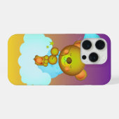 Cute Teddy Bear Holding Balloon Phone Case iPhone Hoesje (Achterkant horizontaal)