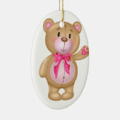 Cute Teddy Bear Keramisch Ornament (Rechts)