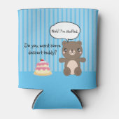 Cute Teddy Bear Kinder Funny Joke Blikjeskoeler (Voorkant)