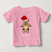 Cute Teddy Bear met Kerstmis met Kerstmis (Voorkant)