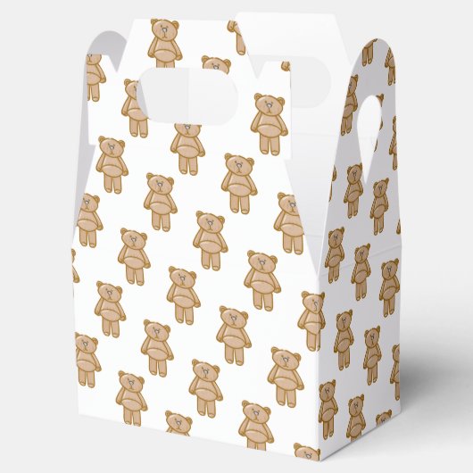 Cute Teddy Bear Pattern Bedankdoosjes (Geopend)