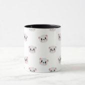 Cute Teddy Bear Pattern Mug|Adorable Aesthetic Mug (Centre)