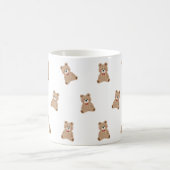 Cute Teddy Bear Pattern Mug – Aesthetic Cozy Gift  (Centre)