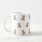 Cute Teddy Bear Pattern Mug – Aesthetic Cozy Gift  (Gauche)