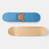 Cute Teddy Bear Personalized Skateboard (Horizontaal)