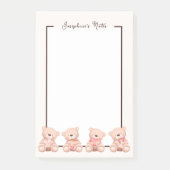 Cute Teddy Bear Post-it® Notes (Voorkant)