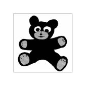 Cute Teddy Bear Rubberstempel (Afrduk)