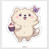 Cute Teddy Bear Sticker (Vel)