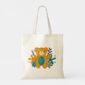 Cute Teddy Bear Tote Bag – Kawaii Design (Dos)
